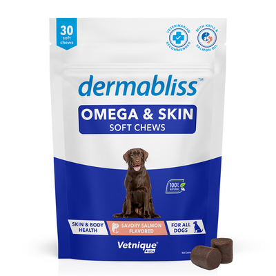 Dermabliss Omega Fatty Acid Skin Supplement for Dogs