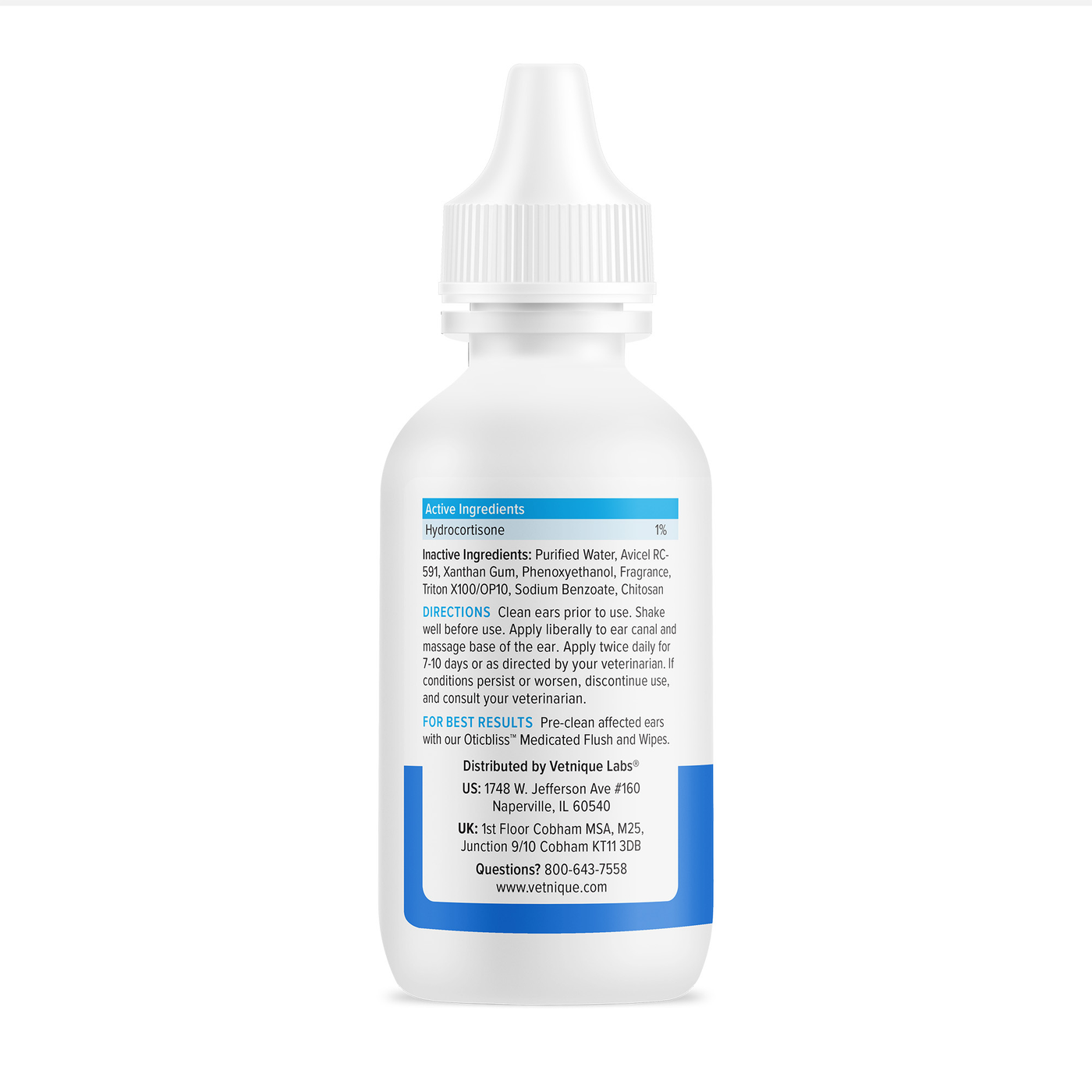 Oticbliss™ Medicated Ear Drops for Dogs and Cats - VetPass Free Sample