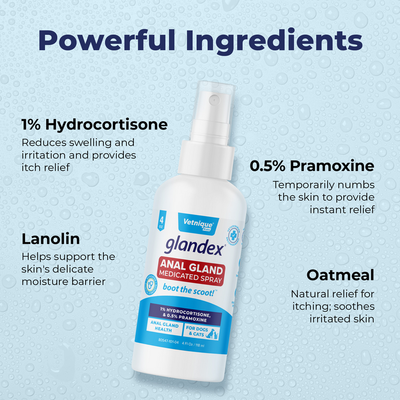 Powerful Ingredients in Glandex Anal Gland Spray