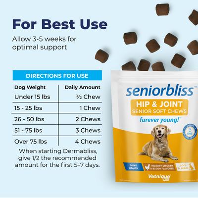 Seniorbliss™ Hip & Joint Supplement for Senior Dogs - VetPass Free Sample